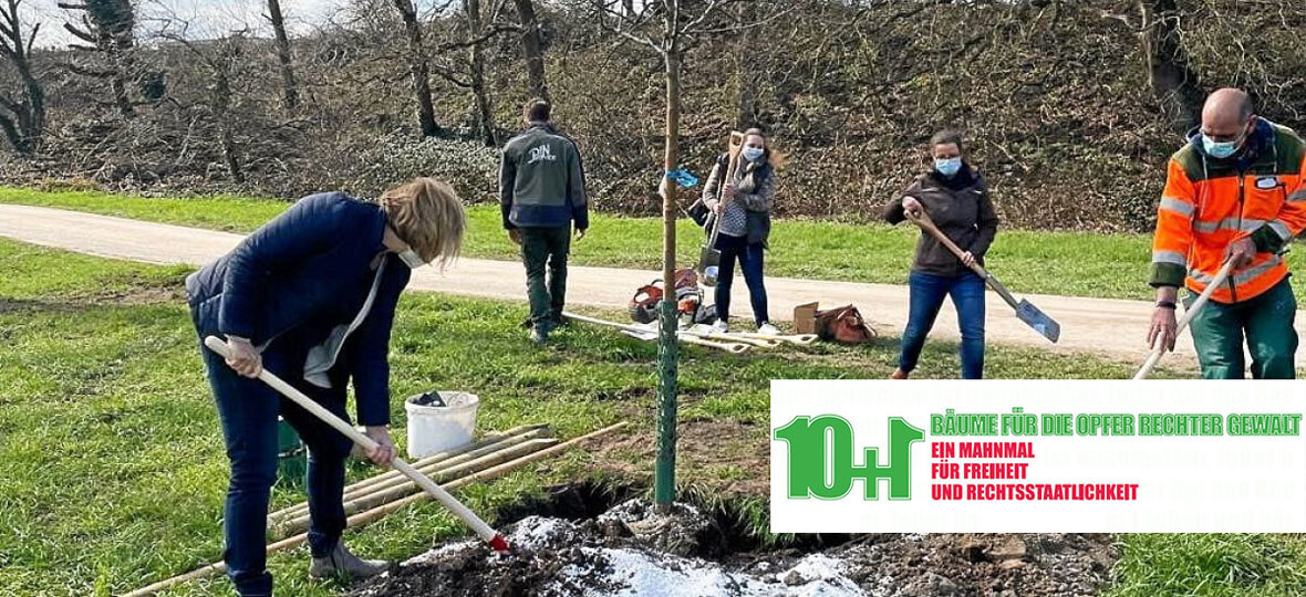 Tolerantes Dinslaken - Projekte 2021 - Kampagne 10 + 1 Bäume für die Opfer des NSU