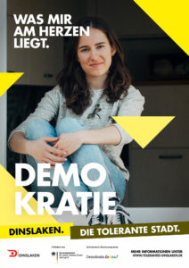 Tolerantes Dinslaken - Wir für Demokratie – Fotoaktion Stadtgesichter Dinslaken - Plakat Nummer 1