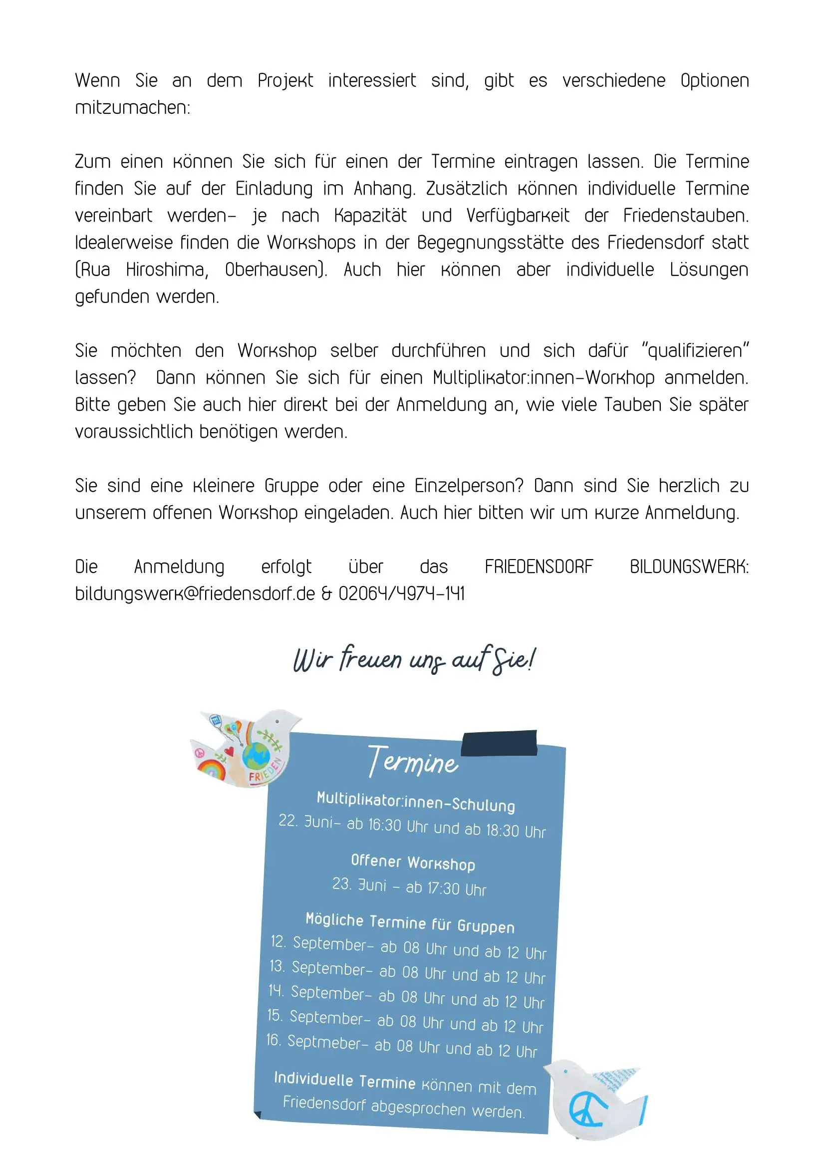 Tolerantes Dinslaken - Projekte 2022 - Einladung - Seite 2